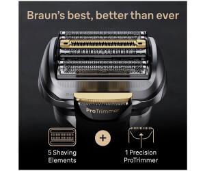 Braun Series 9 Pro+ Elektrorasierer, Reinigungsstation, Wet & Dry, 9567cc,  Silber