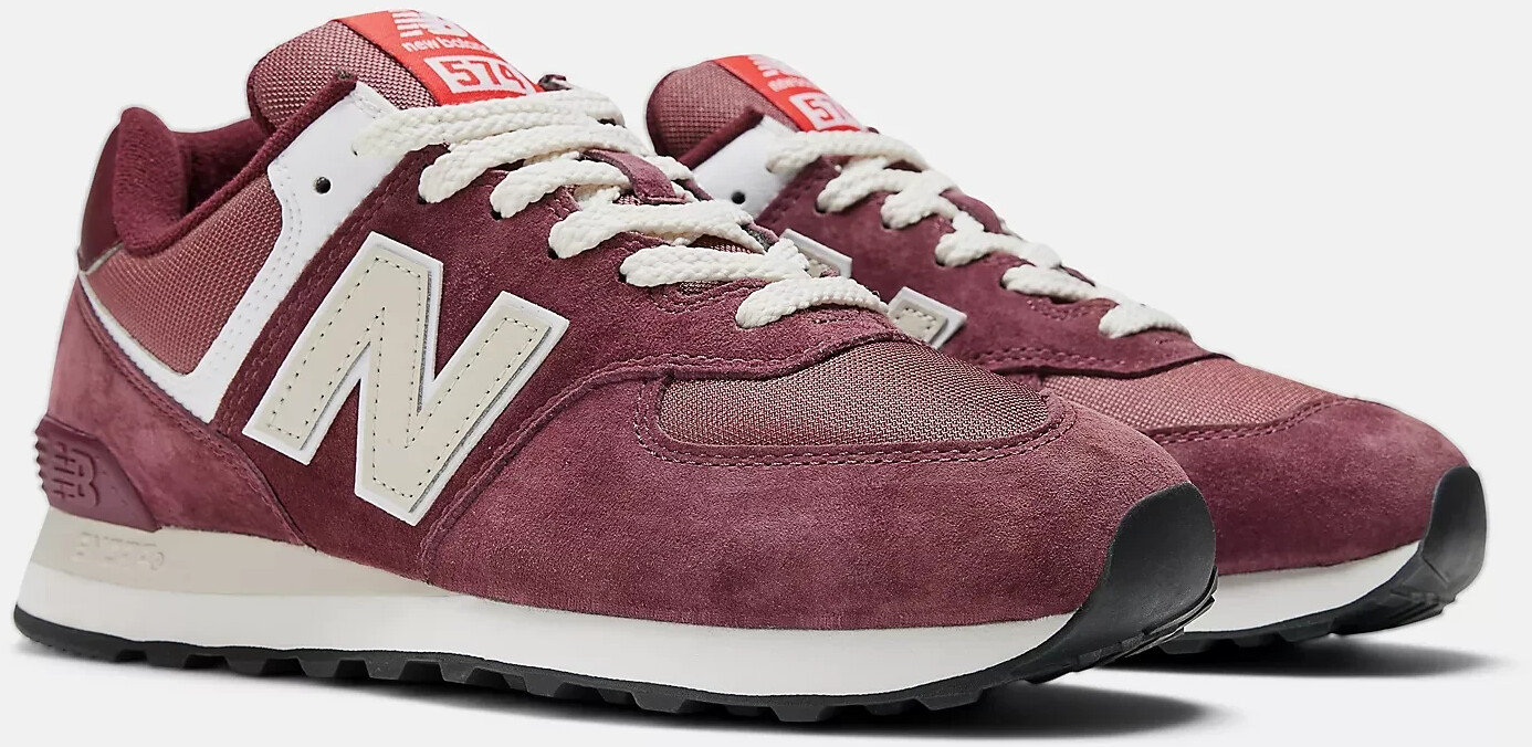 New Balance 574 Unisex U574 maroon grey au meilleur prix sur