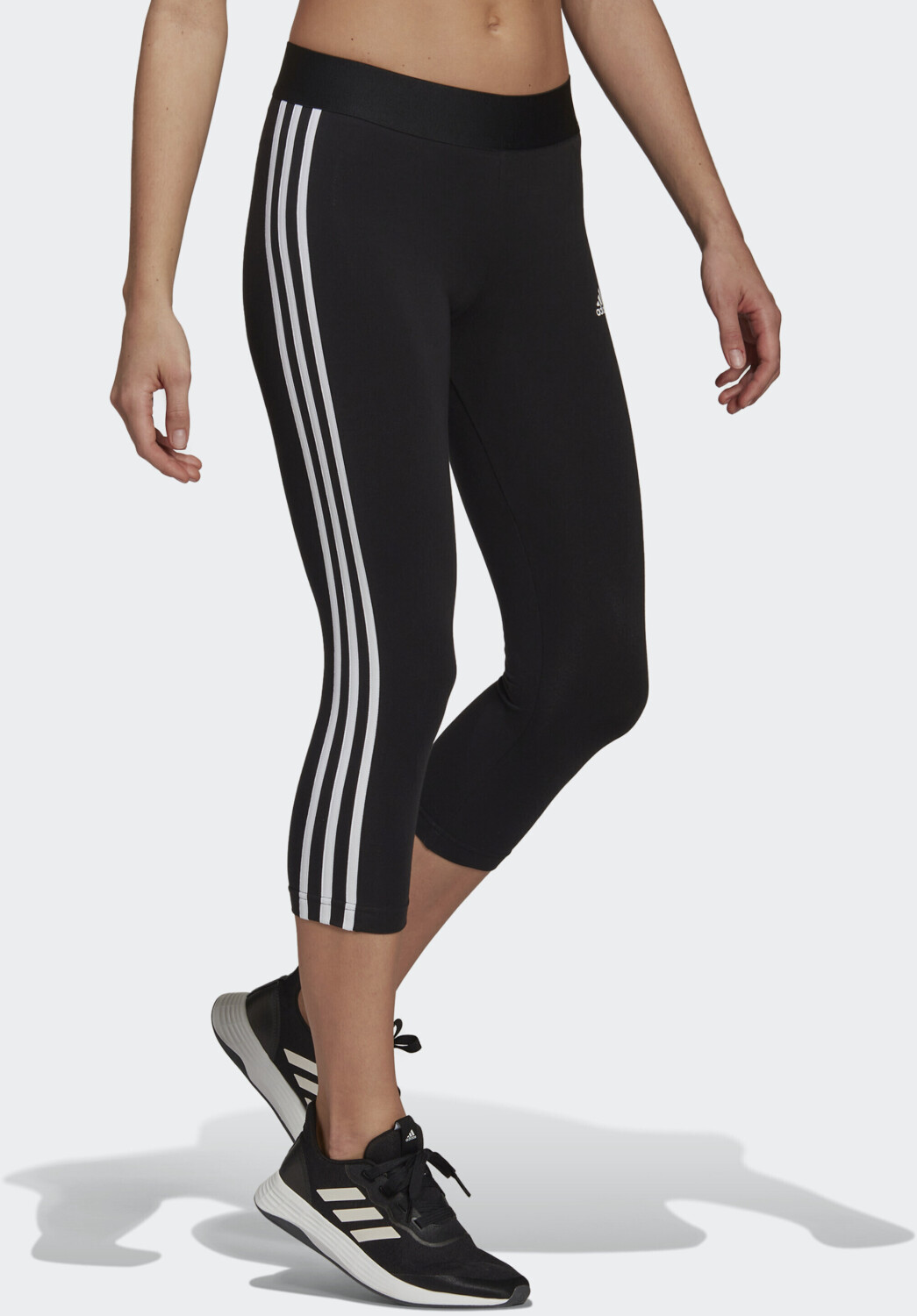 (HG5880) bei Woman € Adidas 3/4-Tight 19,99 black/white ab Preisvergleich | Essentials 3-Stripes
