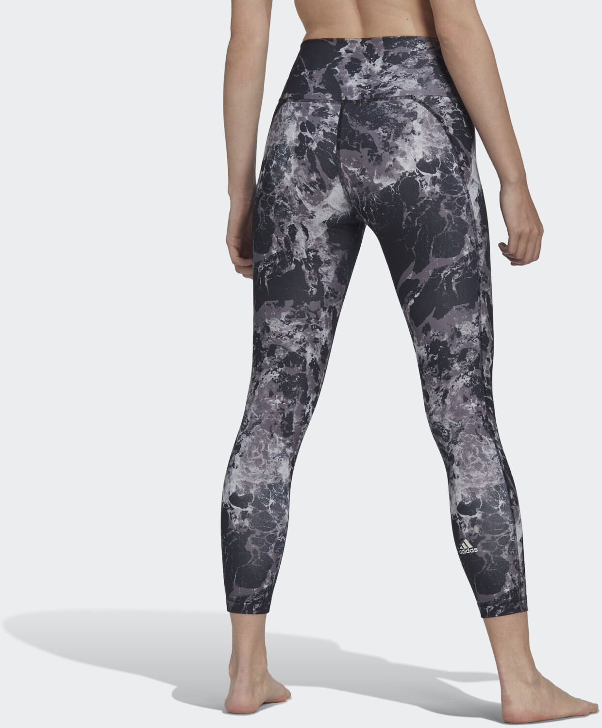 adidas Yoga Essentials Print 7/8 Tights W - naisten 7/8 trikoot (lila)