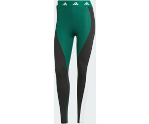 Adidas Woman Techfit Colorblock 7/8-Leggings black/collegiate Green/white (IK6154)