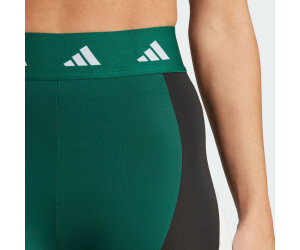 Adidas Woman Techfit Colorblock 7/8-Leggings black/collegiate Green/white  (IK6154) ab 39,95 €