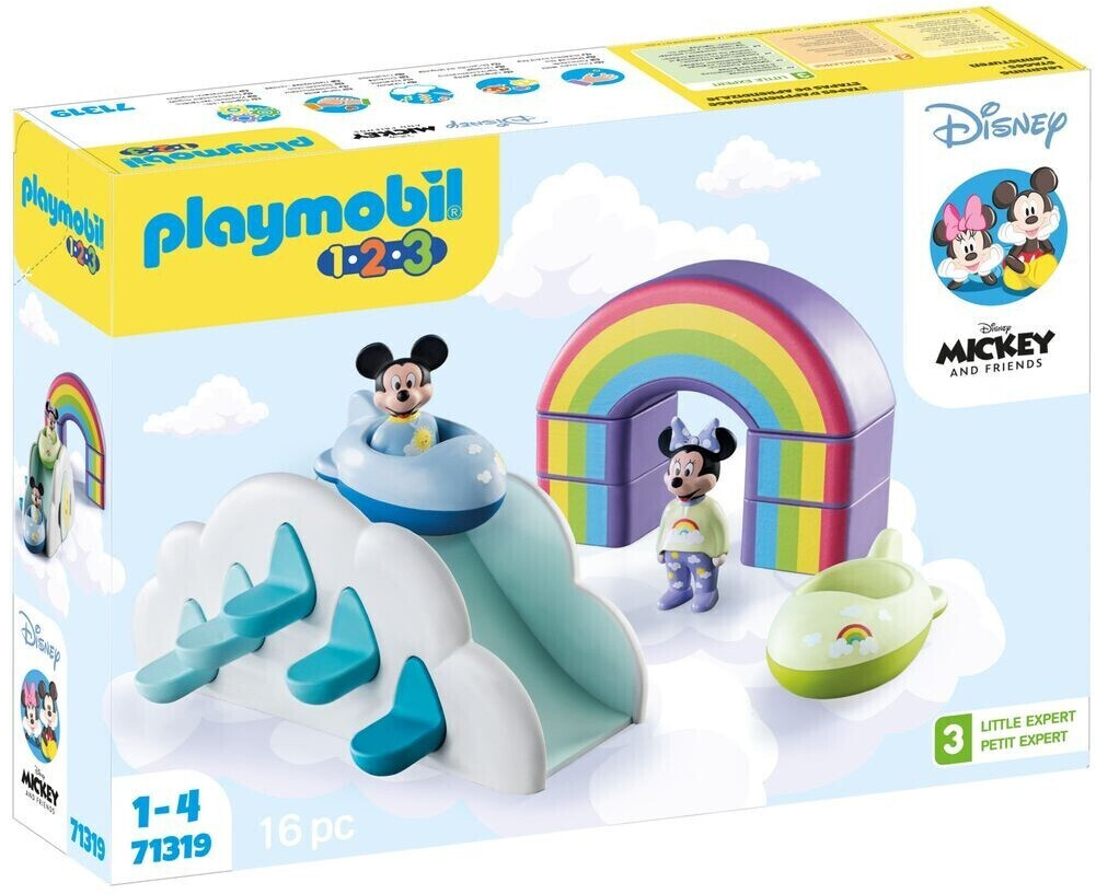 Playmobil 1.2.3 & Disney: Maison des nuages de Mickey et Minnie (71319)