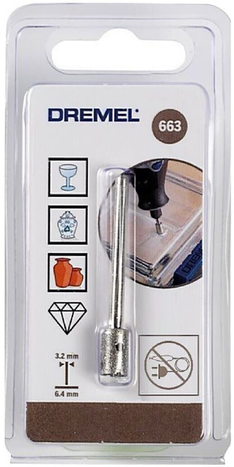 Dremel glass online drill bit