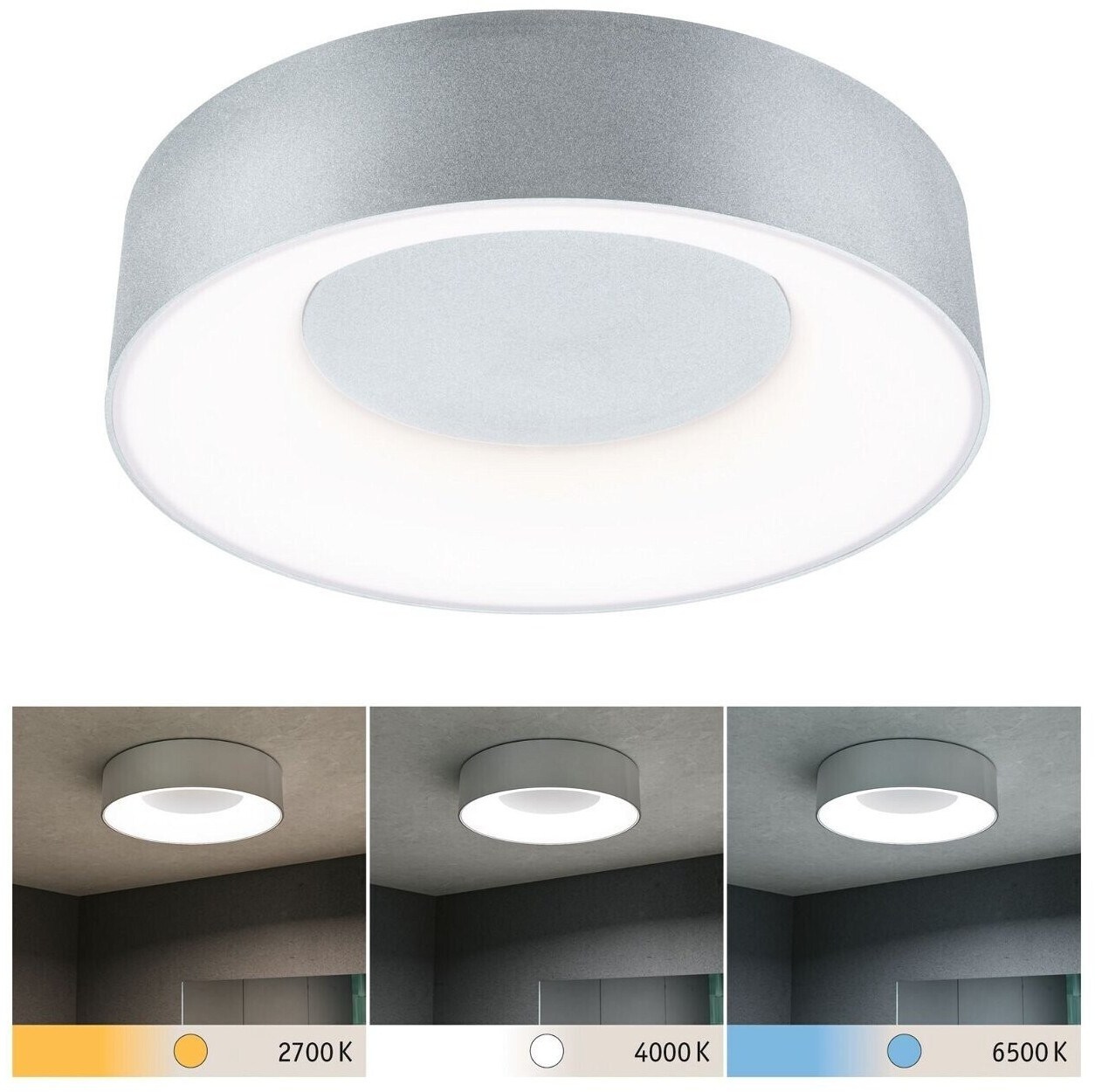 Paulmann LED-Deckenleuchte Casca Alu matt (71094) ab 72,12 € |  Preisvergleich bei | Deckenlampen