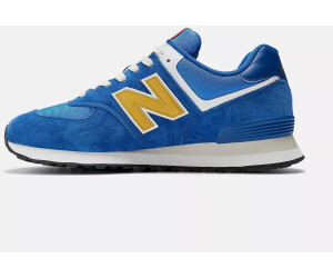 Navy and 2025 gold sneakers