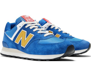 New balance 574 blue and gold hotsell