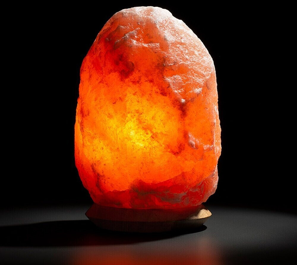 Davartis 14,95 Salzkristall-Tischlampe Preisvergleich orange H18cm Rock ab | bei €