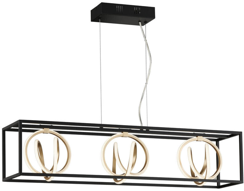 Fischer & Honsel LED Pendant Light Gisi Matte Gold Coloured (60914)