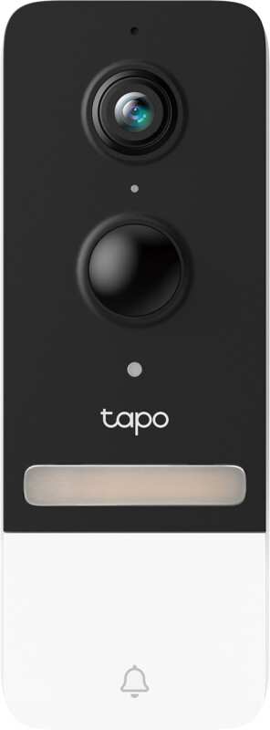 Tapo D230S1, Sonnette Vidéo Connectée Tapo sur batterie + Hub carillon  inclus