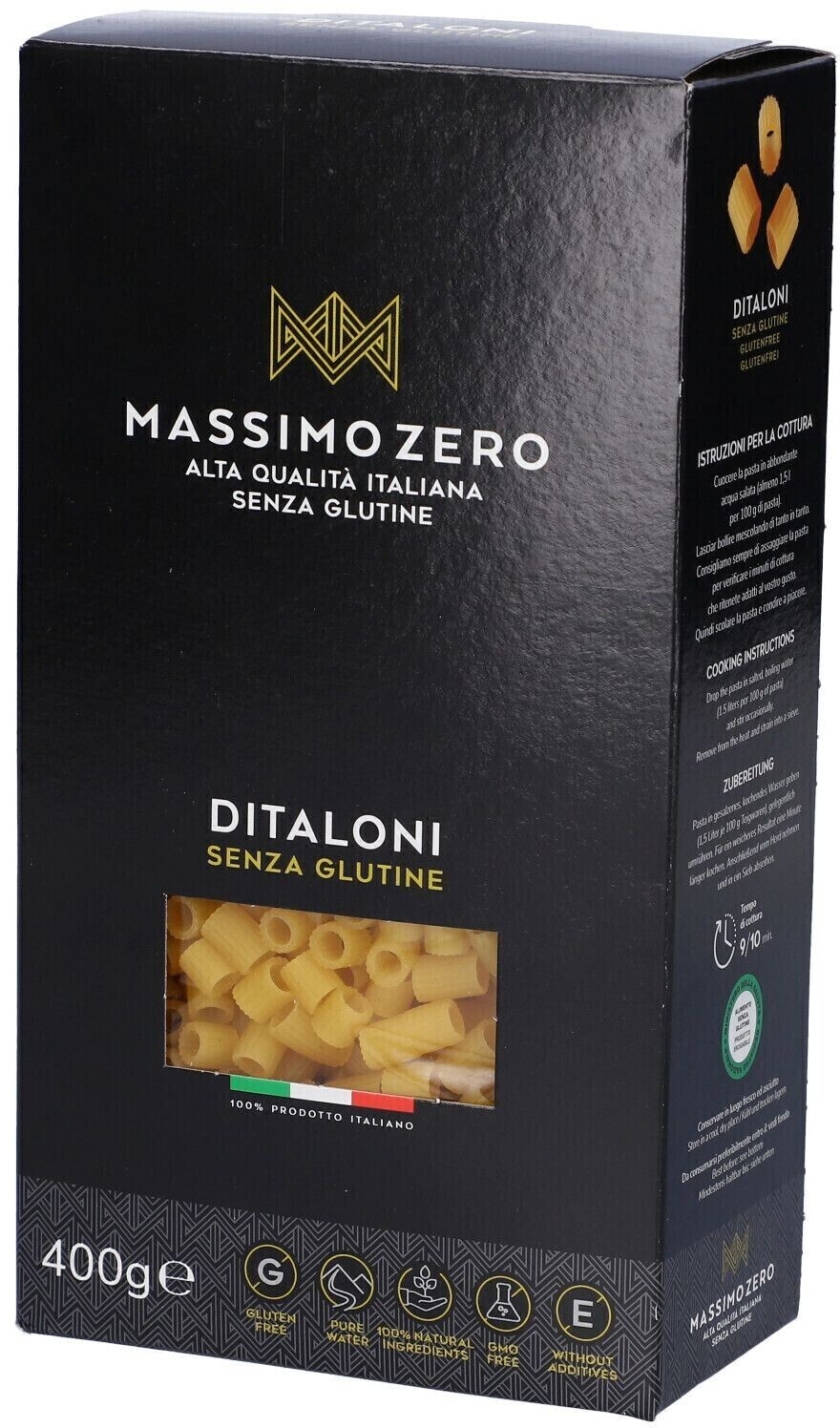 Massimo Zero Ditaloni senza glutine (400g) a € 2,38 (oggi)