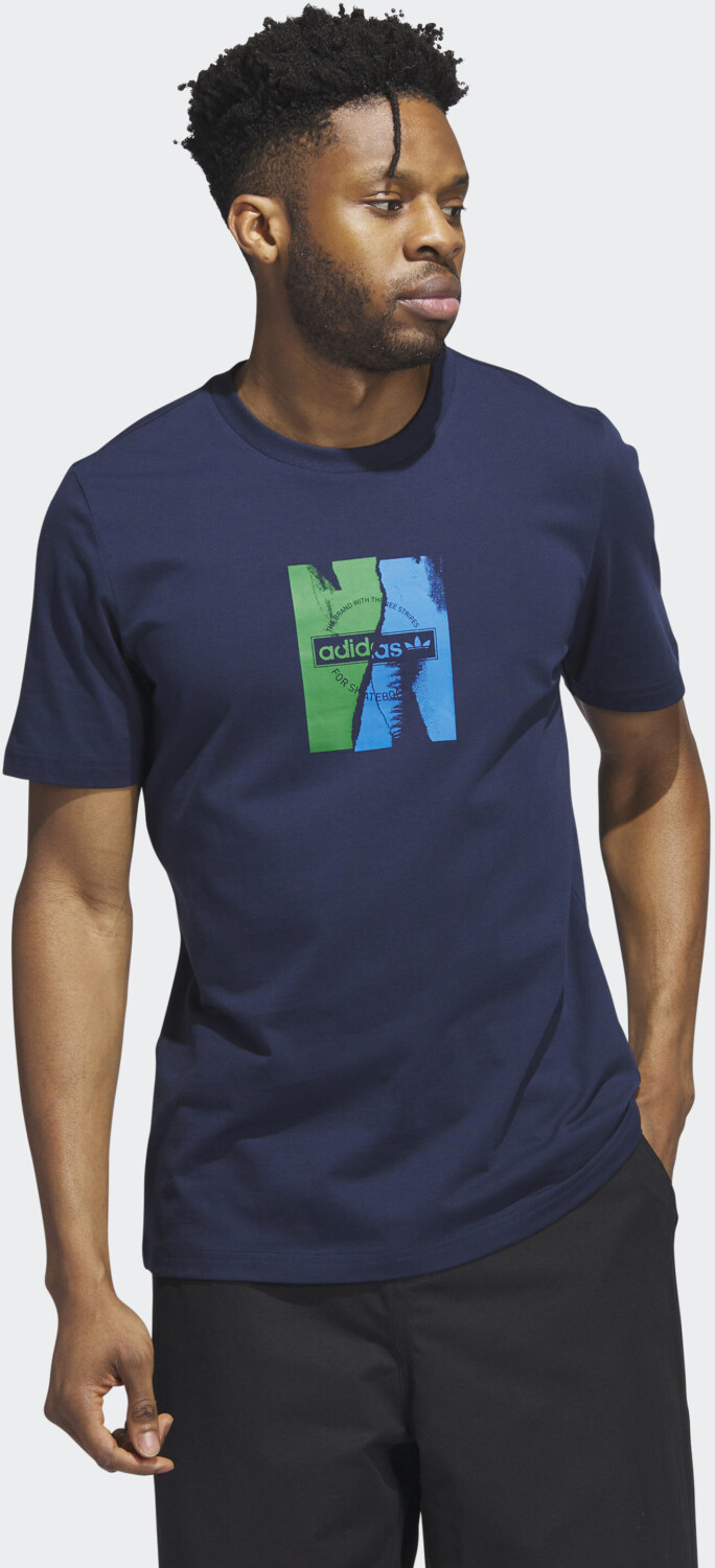 Adidas 4.0 Wheel T-Shirt collegiate navy (IJ0979)