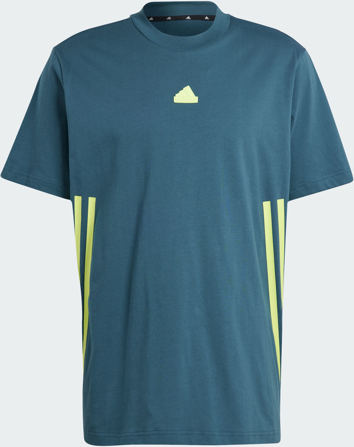 Buy Adidas Future Icons 3 Stripes T Shirt Arctic Night Pulse Lime
