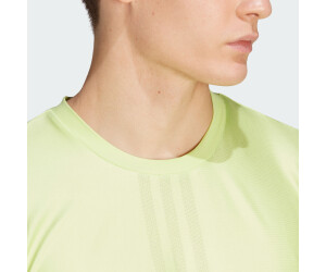 yellow adidas 3 stripe t shirt