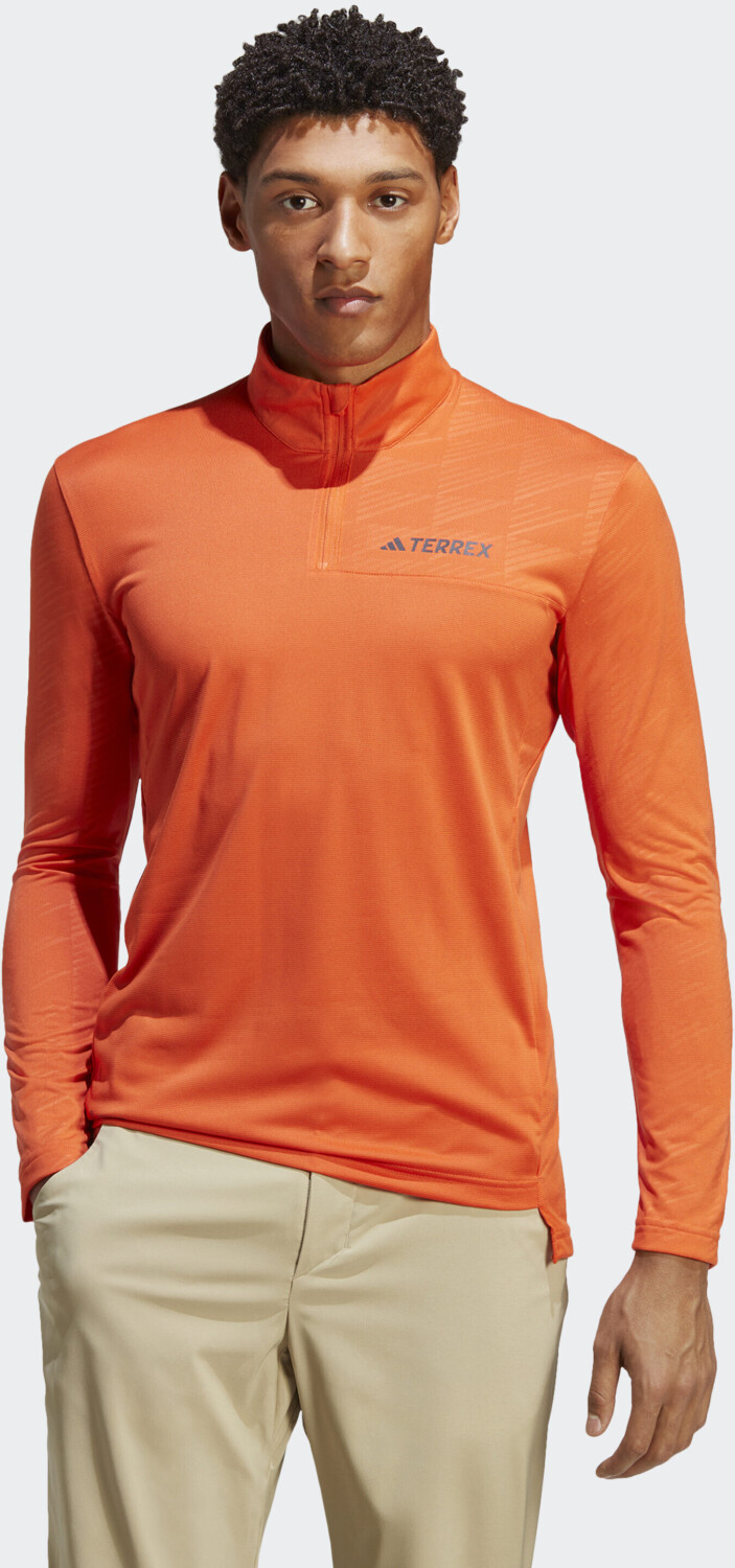 Adidas TERREX Multi Half-Zip Longsleeve Semi Impact orange (HM4018)