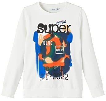 Name It NKMBANDY LS SWEAT UNB (13213191-4108320) white alyssum