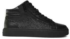 Calvin Klein High Top Lace Up W/Zip Mono (HM0HM01046) outline mono black
