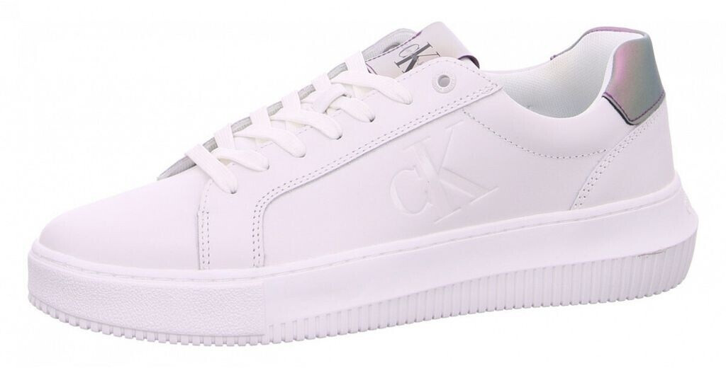 Calvin Klein Jeans Chunky Cupsole Laceup Lth Wn (YW0YW01202) bright white/amethyst