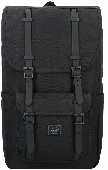 Herschel all black backpack online