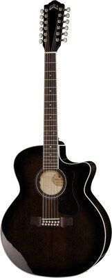 Guild F-2512CE Deluxe Trans Black B.