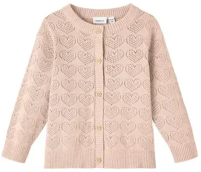 Name It NMFDESOLLE LS KNIT CARD (13214297-4213923) créme de pêche