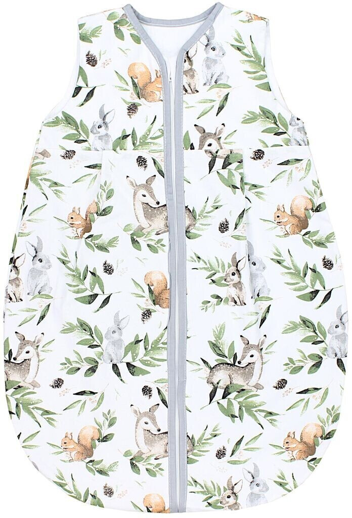 TupTam Baby summer sleeping bag without sleeves unpadded 0.5 TOG Deer in foliage