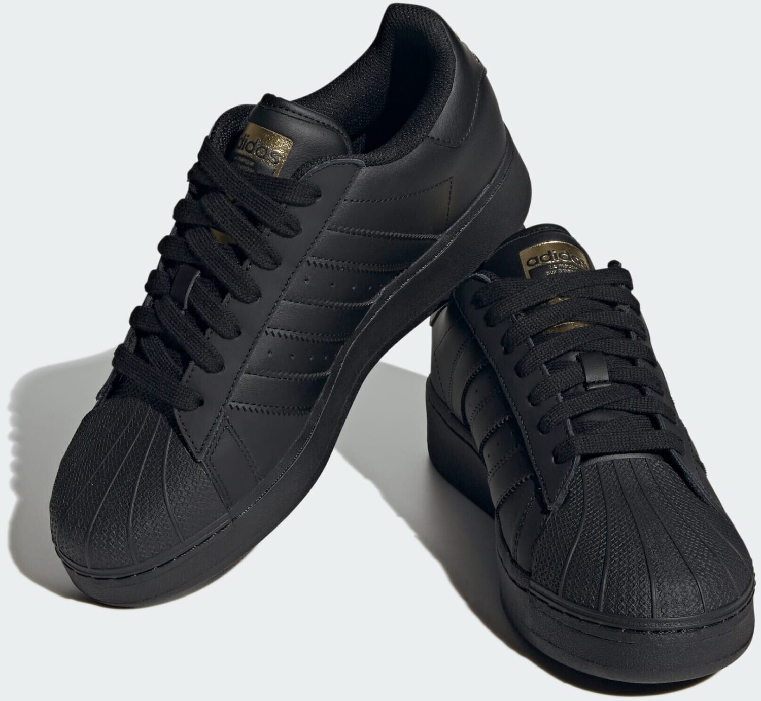 Adidas superstar all black price clearance