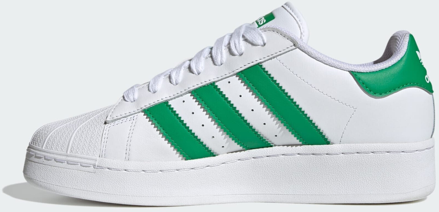 Adidas superstar sales green stripe uk