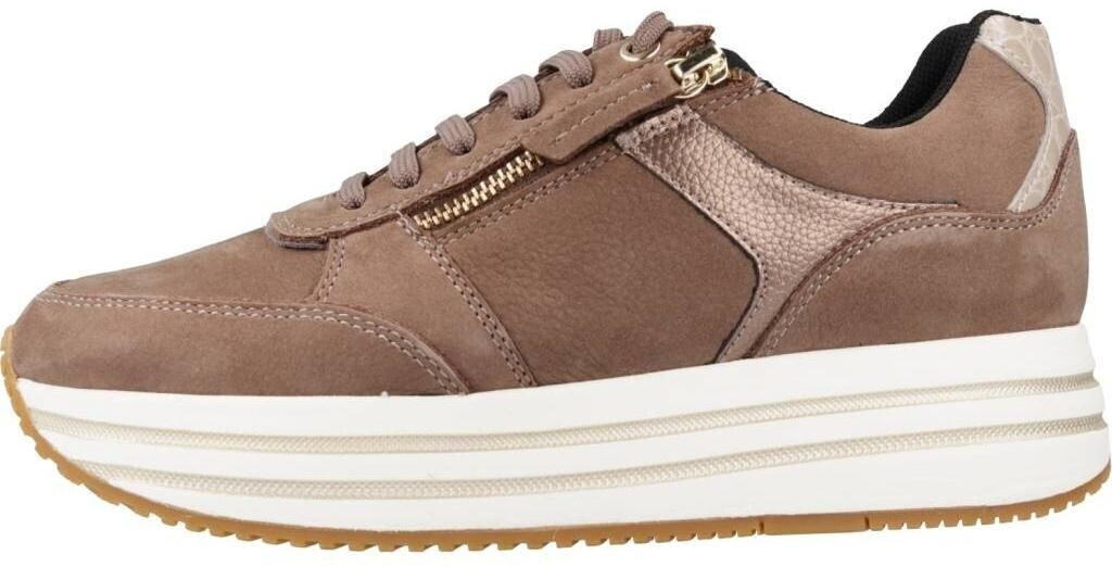 Geox Mädchen Kency B Sneaker – Bequemer High-Top-Damenschuh Mit Atmungsaktiver Sohle & Kunstfell-Details