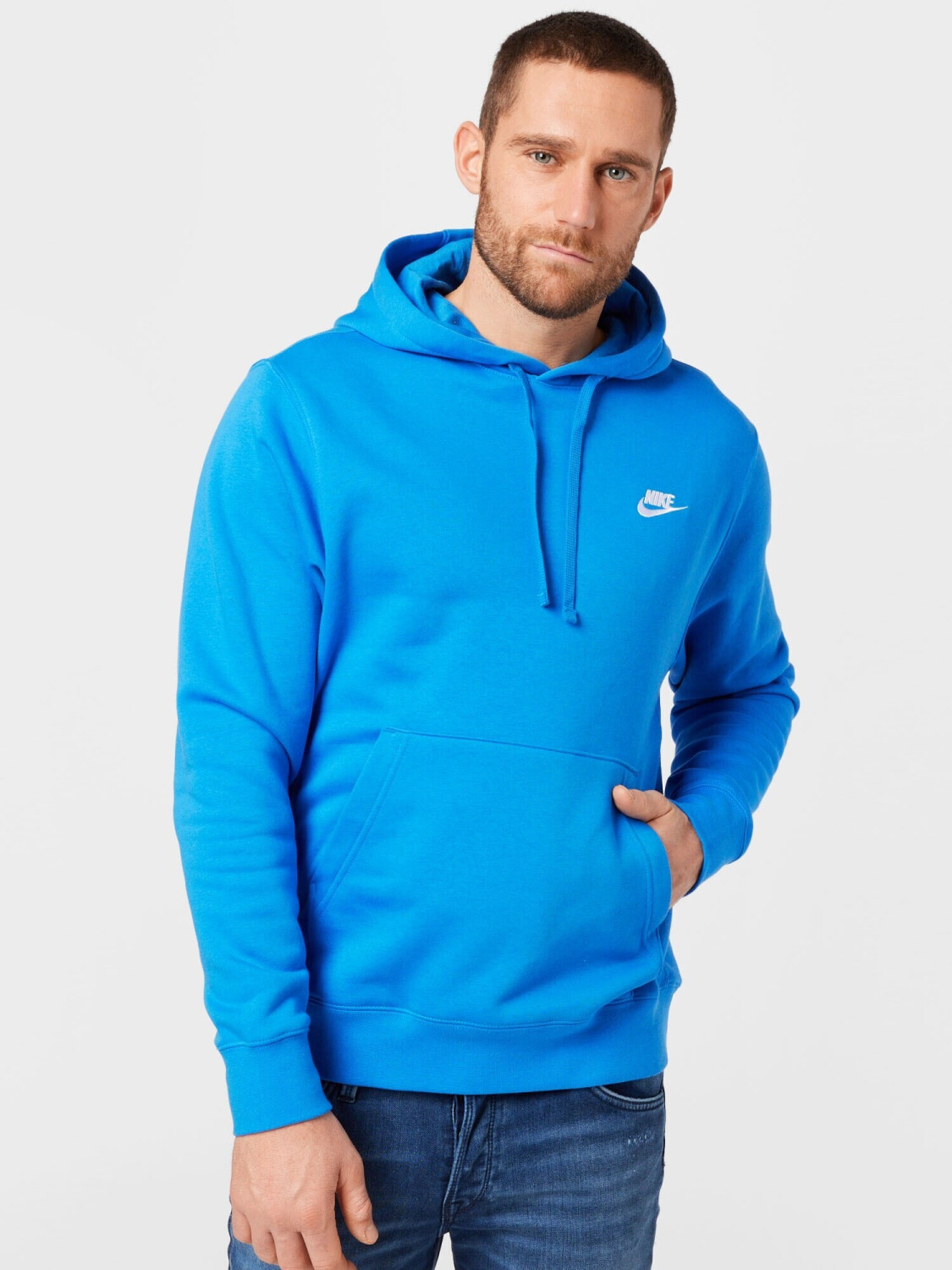 Nike Club Fleece Hoodie BV2654 signal blue signal blue white ab