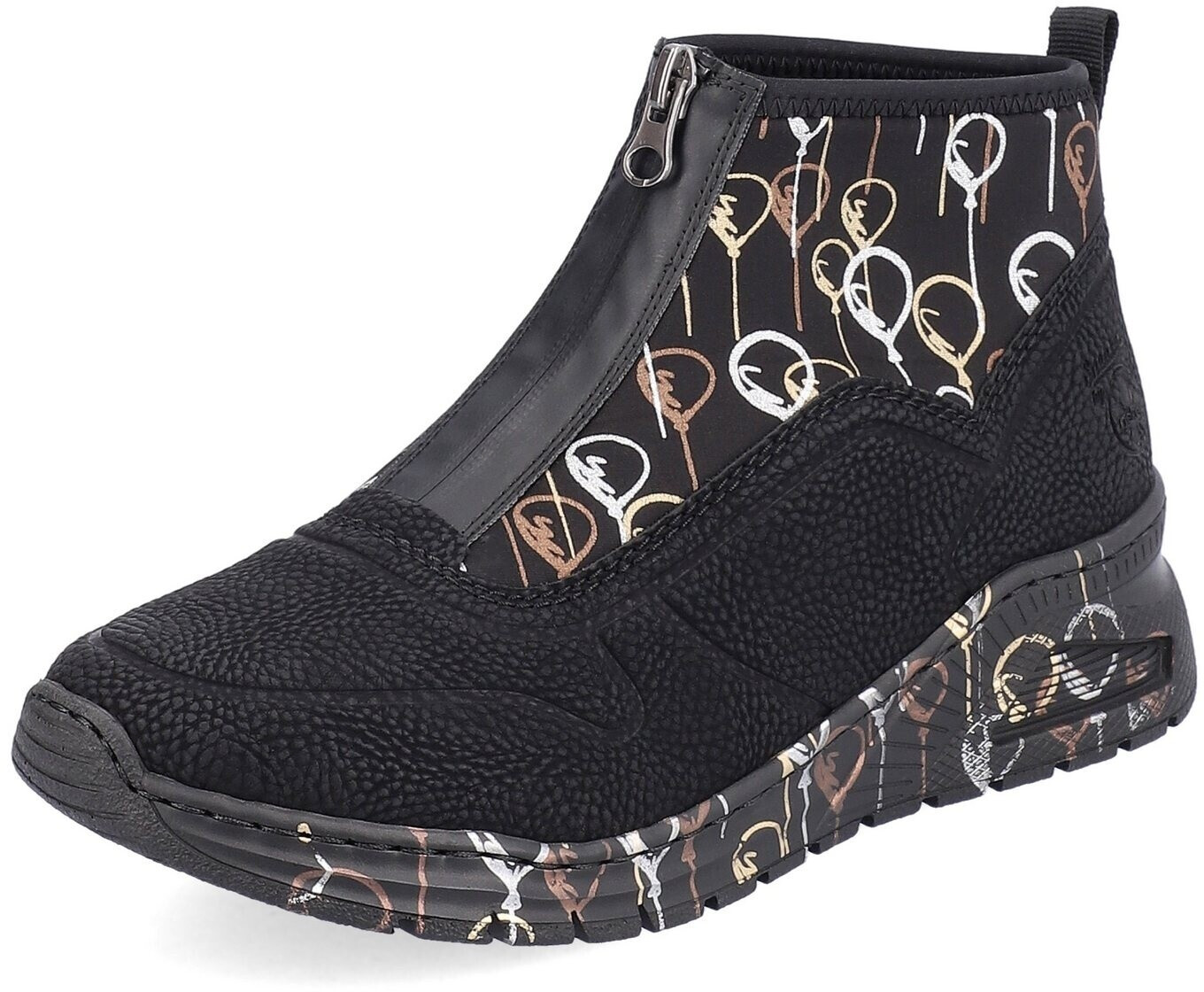 Rieker (M4953) black/black-metallic