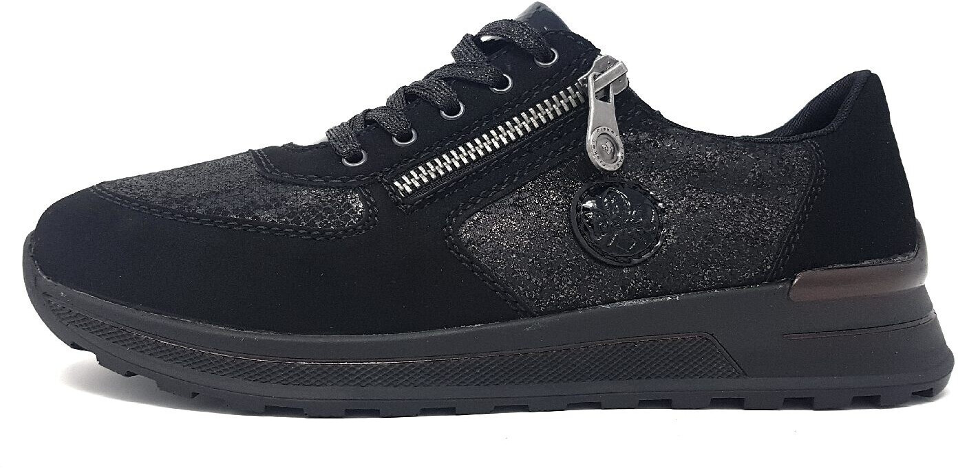 Rieker N1411 black black metallic black ab 48 97
