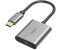 Hama Audio-Adapter, 2in1, USB-C-St. - 3,5-mm-Klinke / USB-C-Buchse, Audio + Laden (00200304)