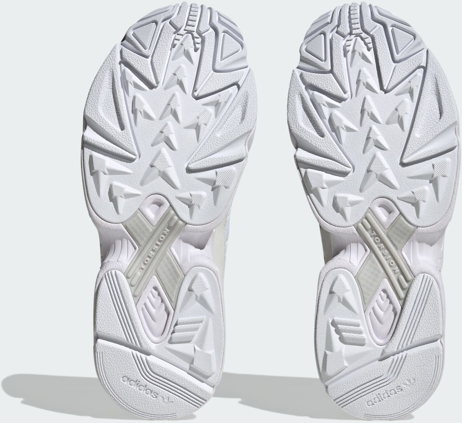 Adidas falcon online mujer plata
