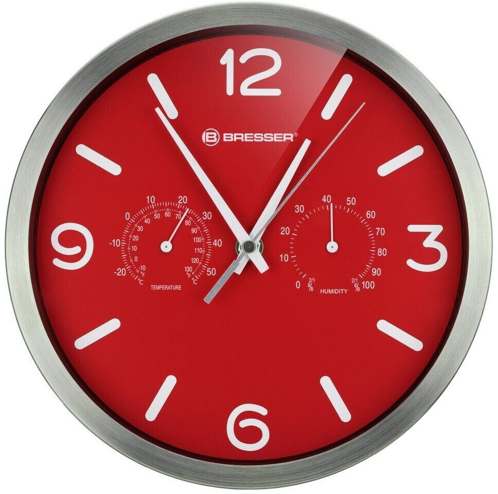 Bresser MyTime DCF Funk 25cm Red