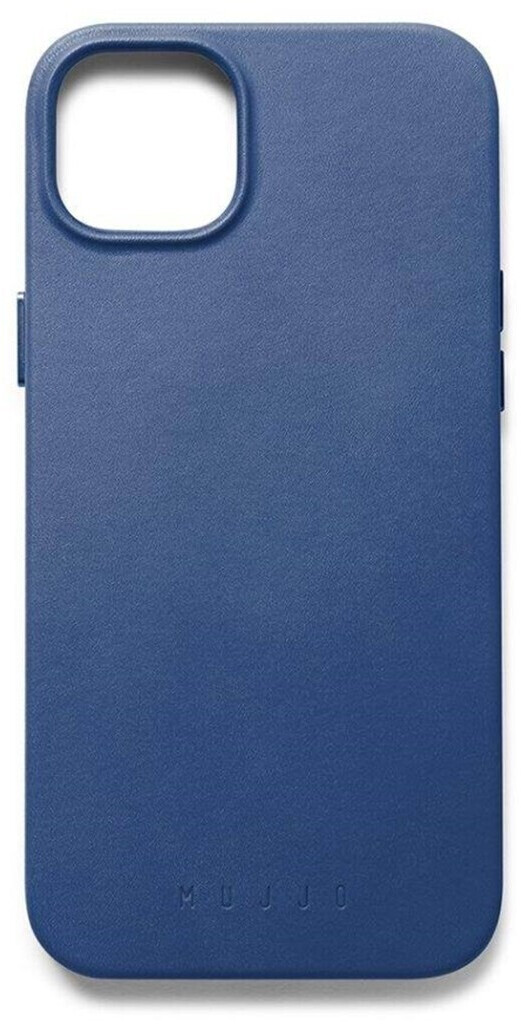 mujjo Leather Case with MagSafe (iPhone 14 Plus) Blue