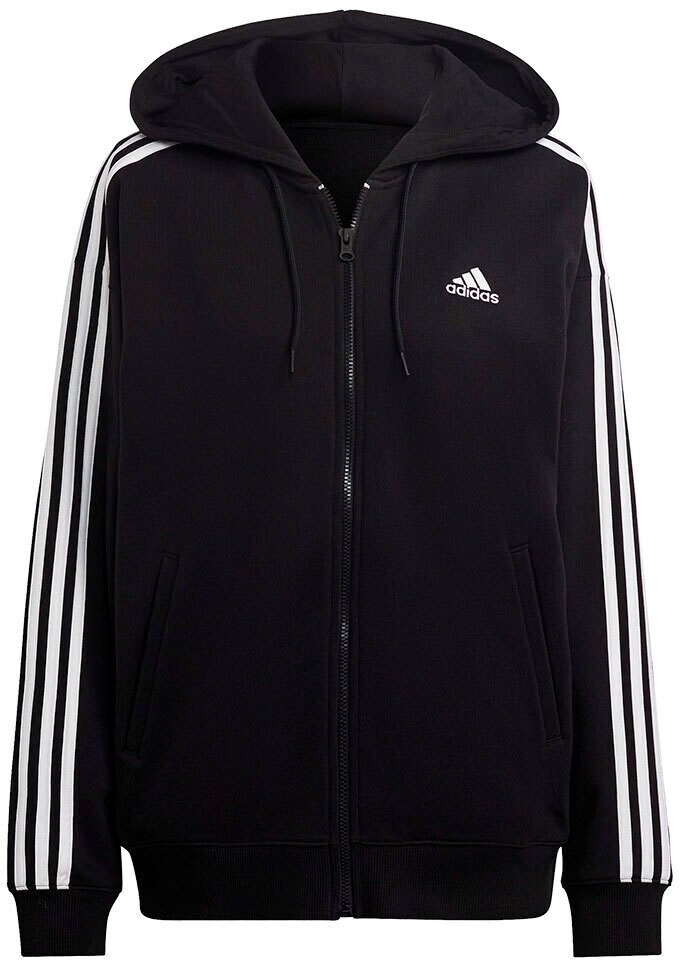 Adidas 3-Stripes FT Full Zip O Hoodie black/white