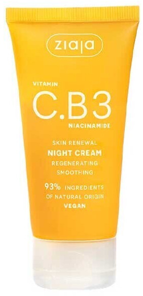 Photos - Other Cosmetics Ziaja Vitamin C.B3 Skin Renewal Night Cream Regenerating Smoothing ( 