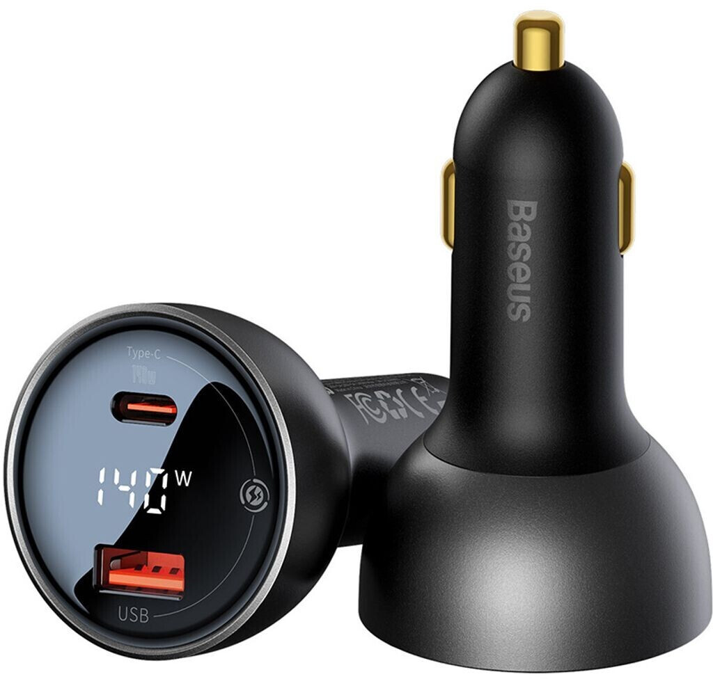 Baseus 2xUSB Fast Car Charger 140W au meilleur prix sur idealo