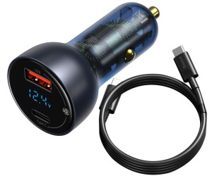 Baseus PPS Dual Quick Car Charger 65W Dark Gray ab 19,90 €