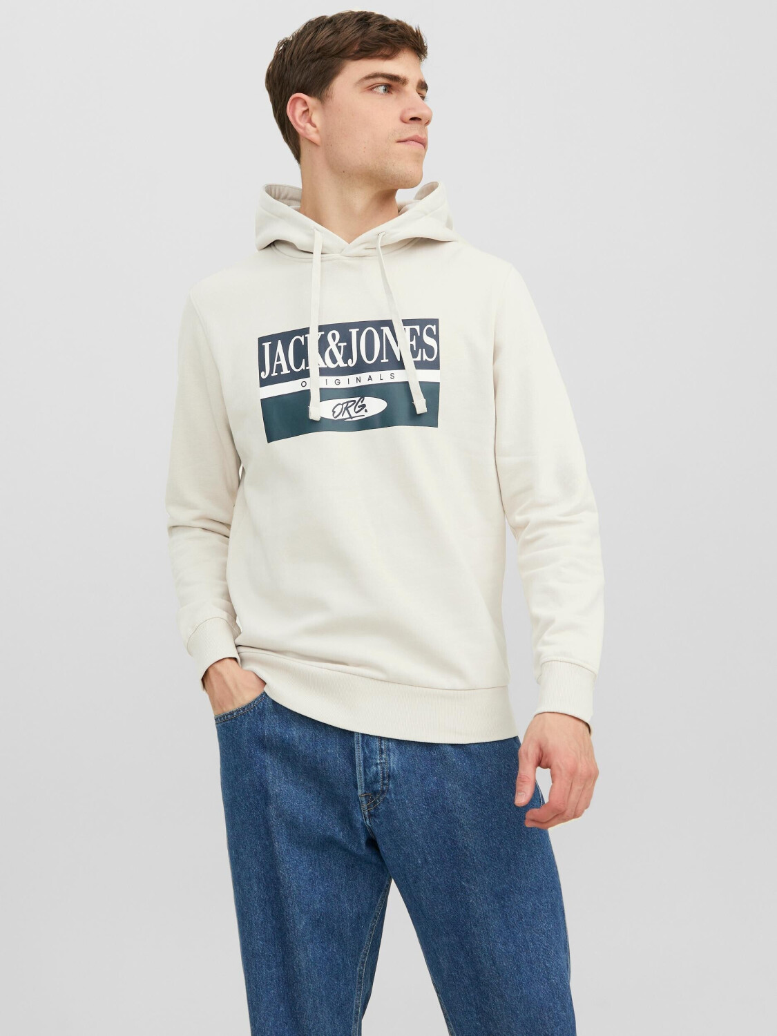 Jack & Jones JORARTHUR SWEAT HOOD SN (12241776-4292771) moonbeam  