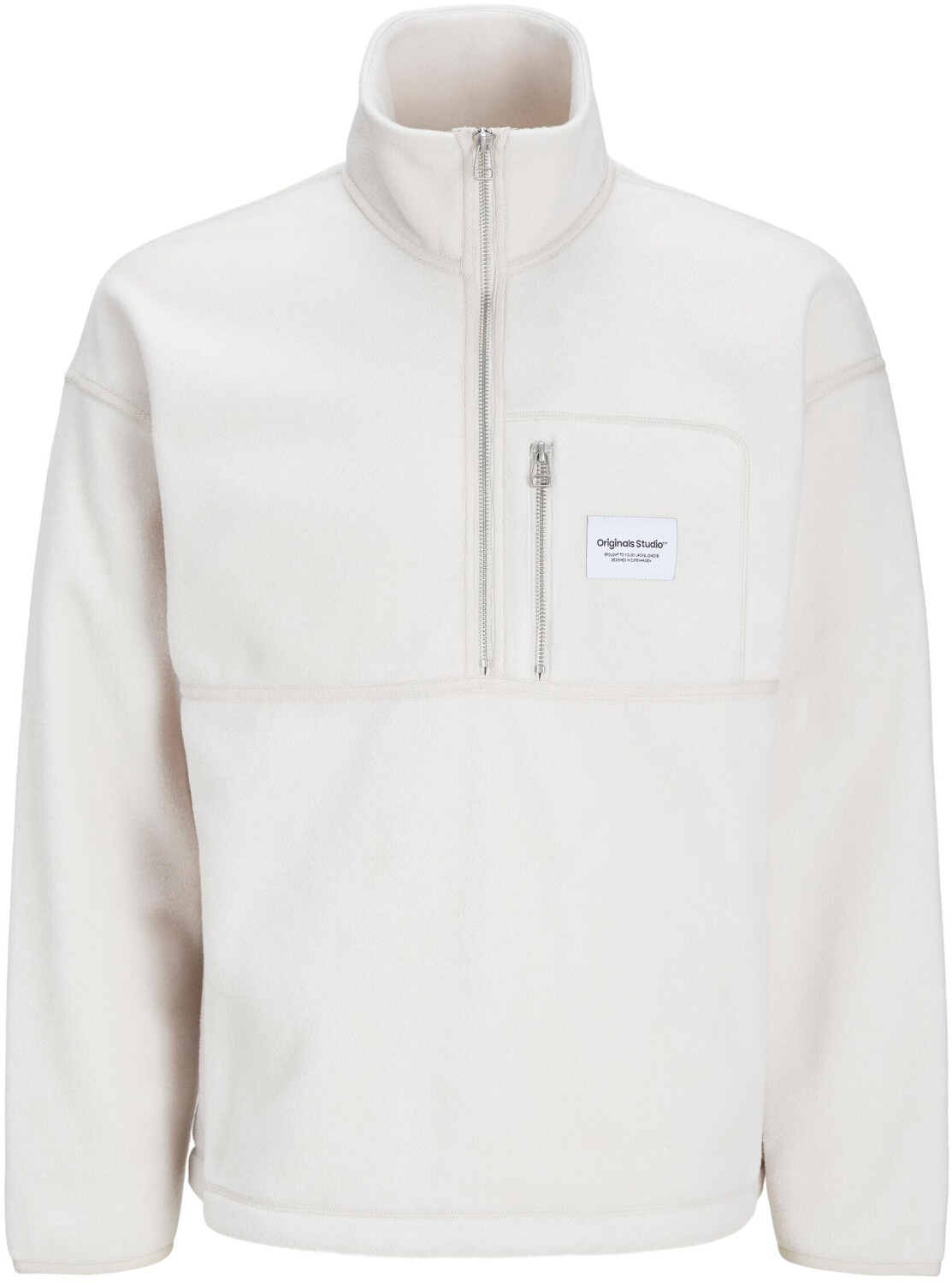 JACK & JONES Herren Sweatshirt Jorvesterbro - Fleece Pullover Mit V-Ausschnitt Und Tasche