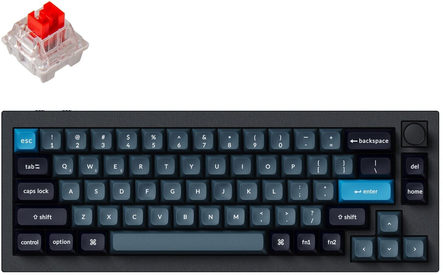 Keychron Q2 Pro (K Pro Red) (DE) Carbon Black