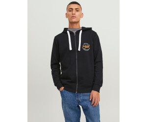 Jack & Jones JJMIKK SWEAT ZIP HOOD (12236179-4233850) black ab 23 