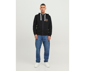 Jack & Jones JJMIKK SWEAT ZIP HOOD (12236179-4233850) black ab 23 