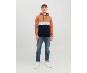 Jack & Jones JJEREID BLOCKING SWEAT HOOD NOOS (12233959-4206137 