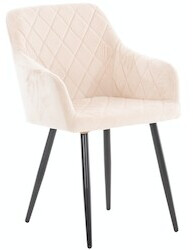 CLP Dining chair Shila velvet beige (317121)