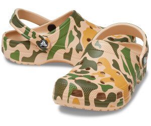 Crocs dark camo green hot sale