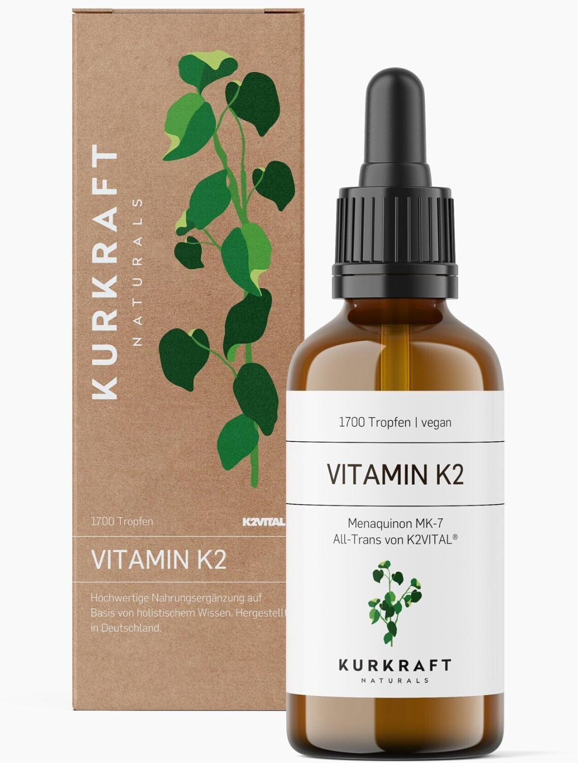 Kurkraft Naturals Vitamin K2 Tropfen (50ml) ab 22,90 € Preisvergleich