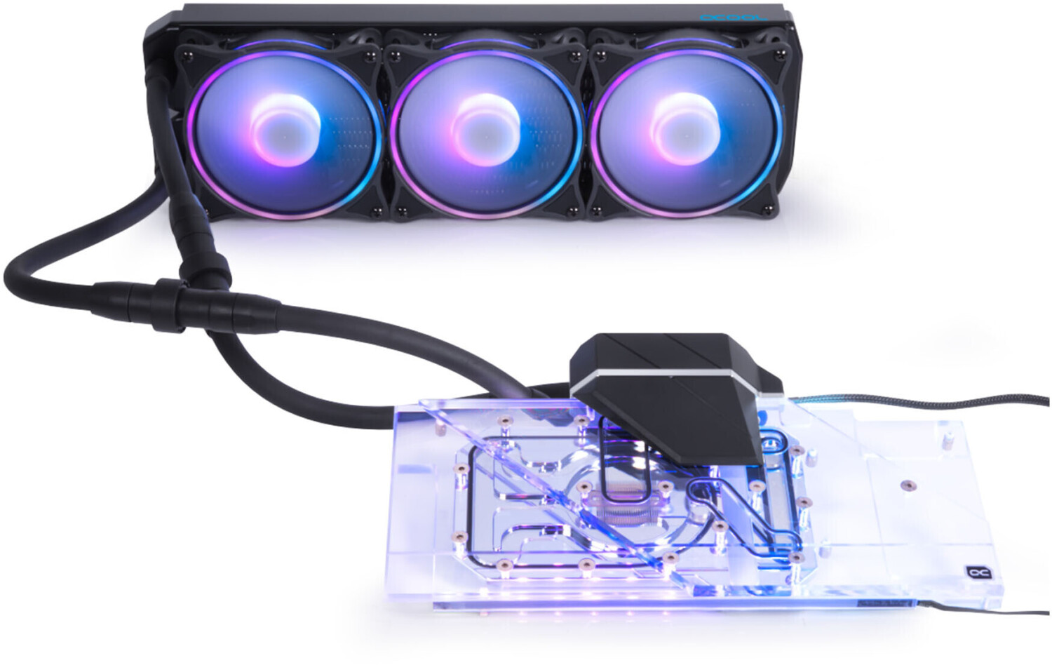 Alphacool Eiswolf 2 AIO - 360mm Radeon RX 6800/6800XT Strix/TUF with Backplate